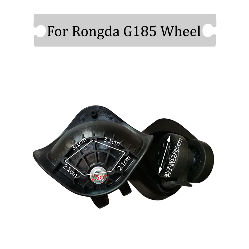 

For Rongda G185 Universal Wheel Replacement Suitcase Silent Smooth Shock Absorbing Durable Convenient Accessories Caster Wheels