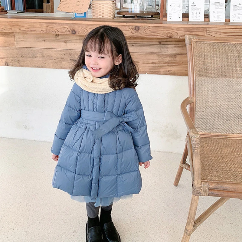 Nuova giacca per ragazze autunno inverno tenere al caldo la moda piccola principessa cappotto con cerniera con cappuccio capispalla per bambini