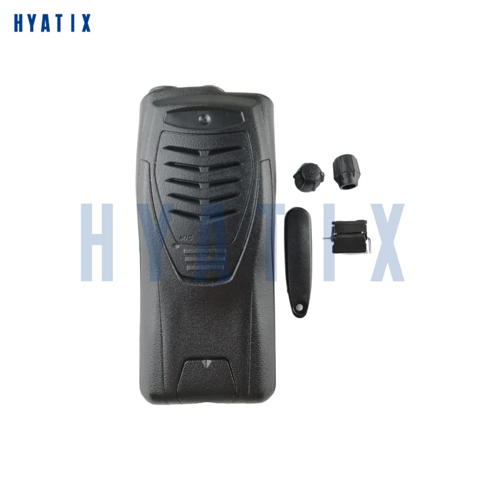 Housing Case Front Cover with Knob Dust Cover Repair Kit For TK3207G TK2207G TK-2207G TK-3207G Radio Walkie Talkie Accessories