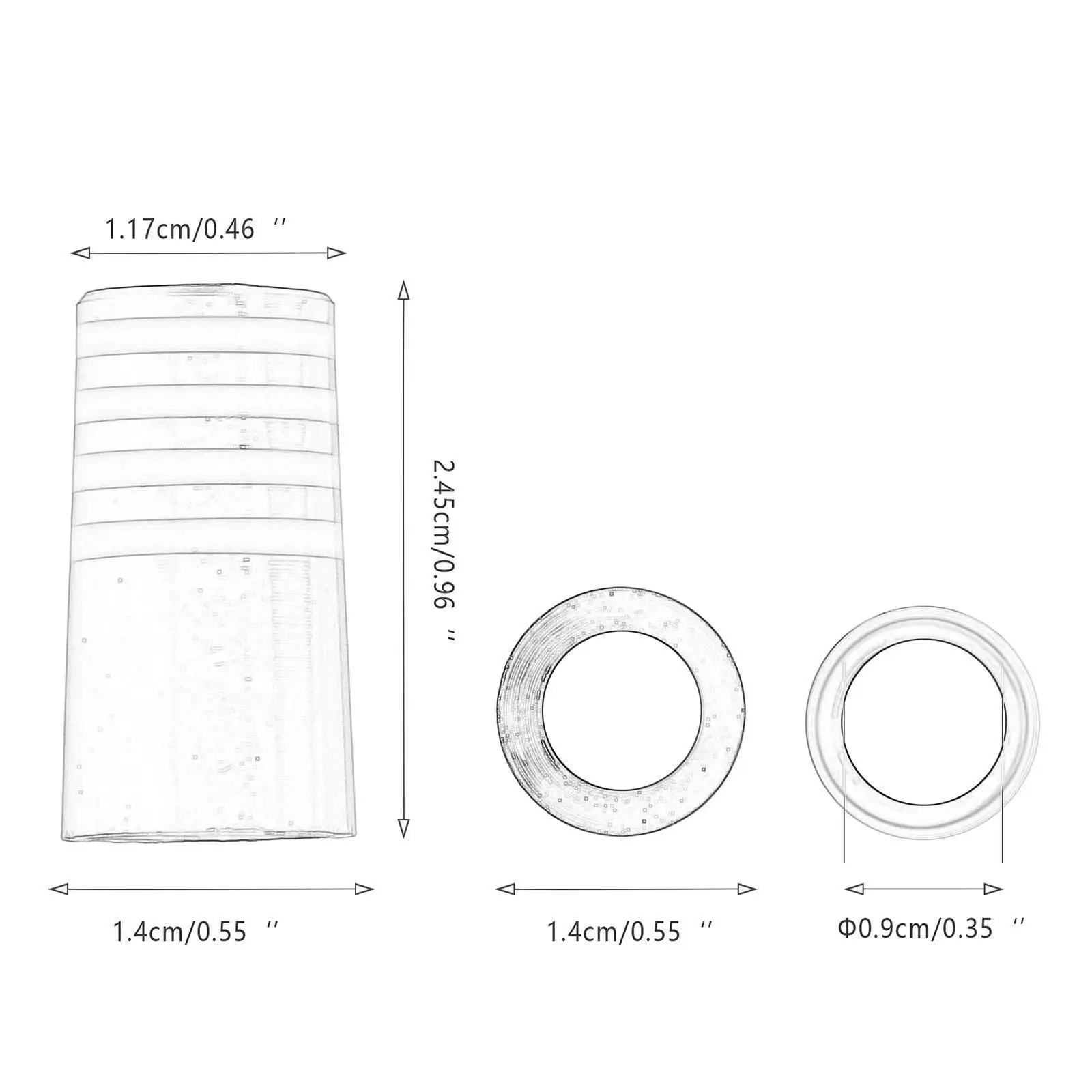 

Golf Shaft Irons Adapter Sleeve Wedge Repair Ferrules End Caps for Golf Iron Clubs Sports Accessories
