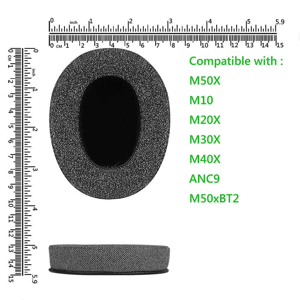 Pościel zamienne Earpads wkładki do uszu poduszka dla audio-technica ATH-M50X ATH-M40X ATH-M30X ATH-M20X ATH-M10X ATH-ANC9 słuchawki