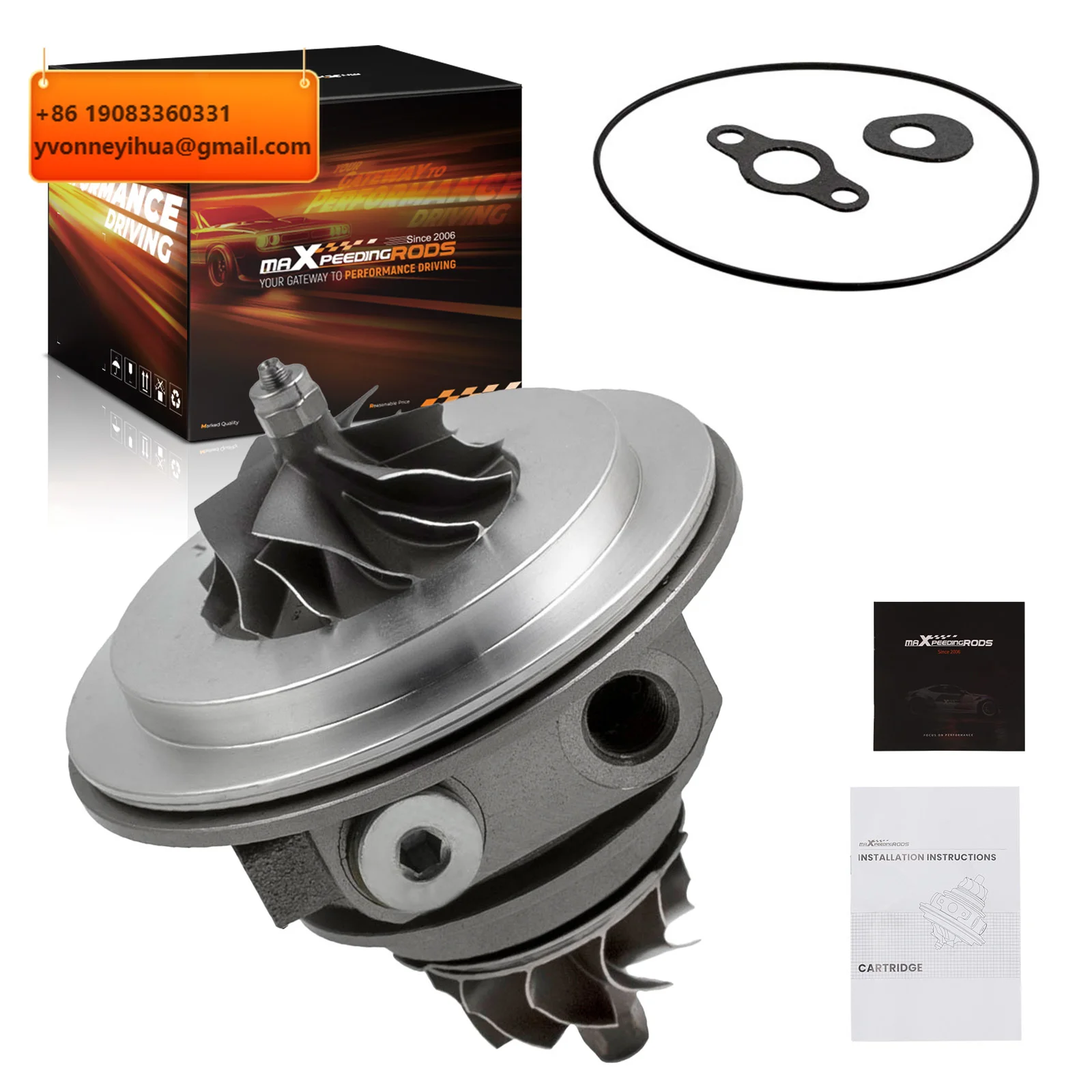 

Картридж турбокомпрессора MaXpeedingrods K03 (CHRA) для VW Passat, Jetta, Golf, Eos, Audi A3, TT 2.0L BPY