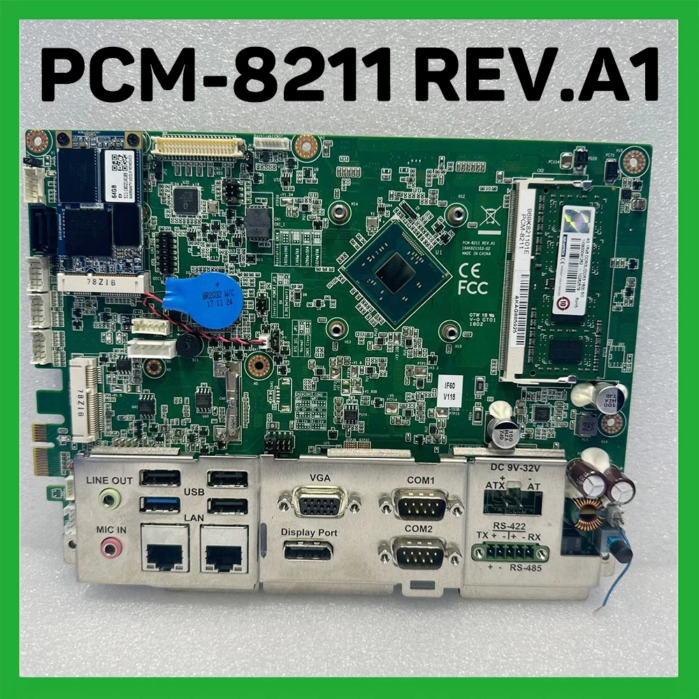 19AK821103-01 Industrial Control All-in-one Motherboard For Advantech PCM-8211 REV.A1