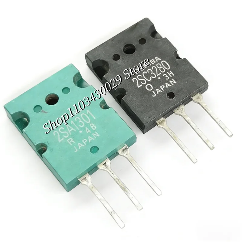 5Pairs(10PCS) Original Disassembled 2SA1301 A1301 + 2SC3280 C3280 TO-3PL 12A 160V PNP + NPN