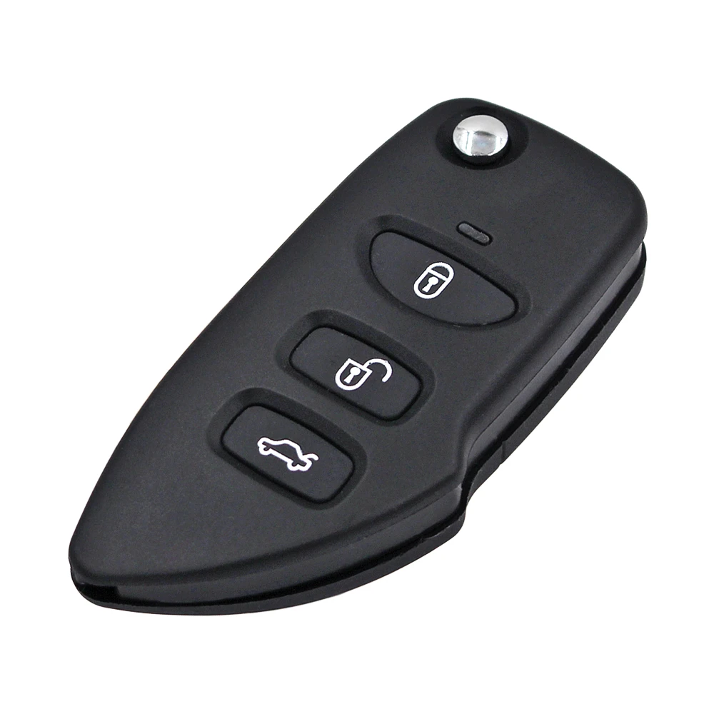 YOUBBA 3 Button Upgrated Folding Remote Key Shell For Hyundai Elantra Sonata Carens NF 2009 For KIA LOTZE 2006 2007 2008 2010