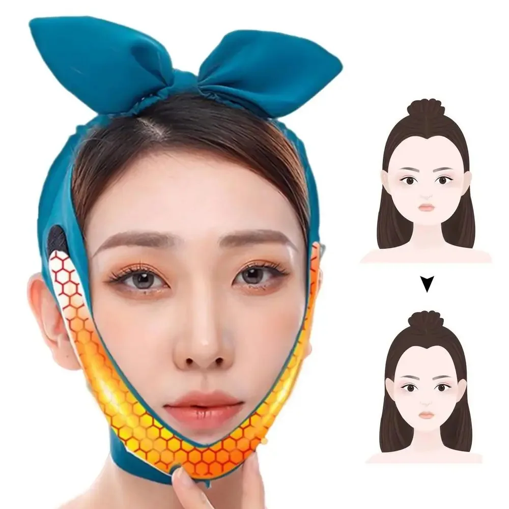 Adjustable Face Slimming Bandage V Line Face Shaper Chin Cheek Lift Up Belt Far-infrared Facial Anti Wrinkle Strap Skin Care