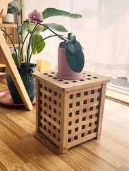 Modern Simplicity Assemble The Low Stool Household Wooden Square Sstools Multi Functional Furniture Storage Tabouret