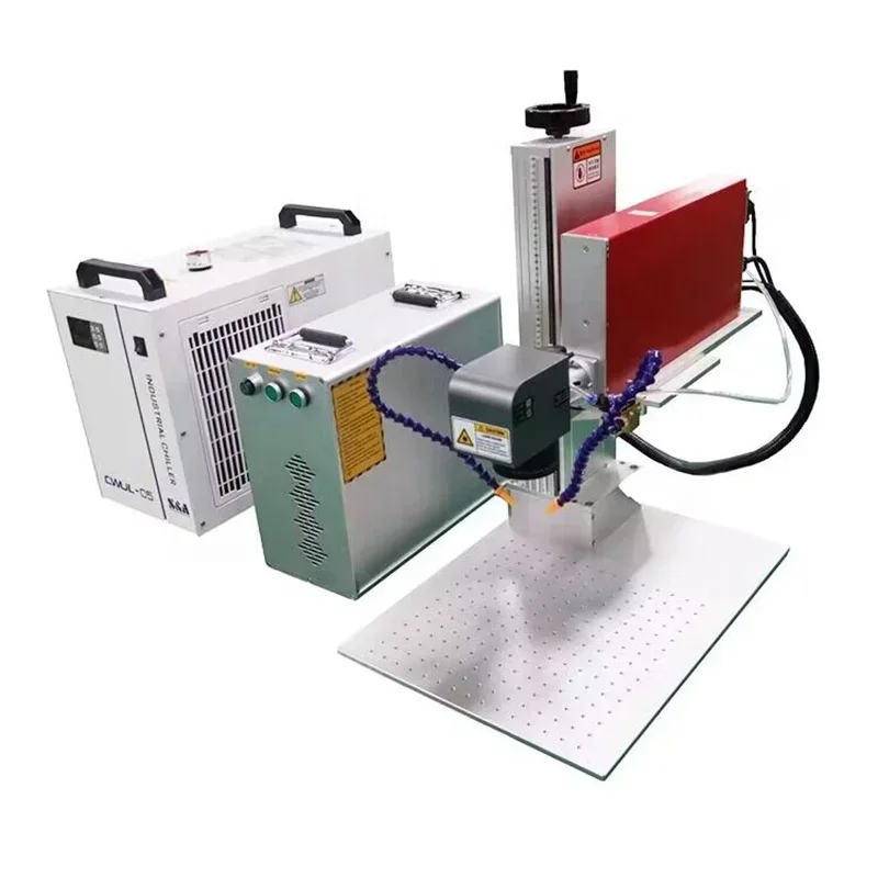 Macchina da taglio laser per il taglio del vetro con controller laser JPT M8 MOPA JCZ DLC Supporta formati AI e DXF