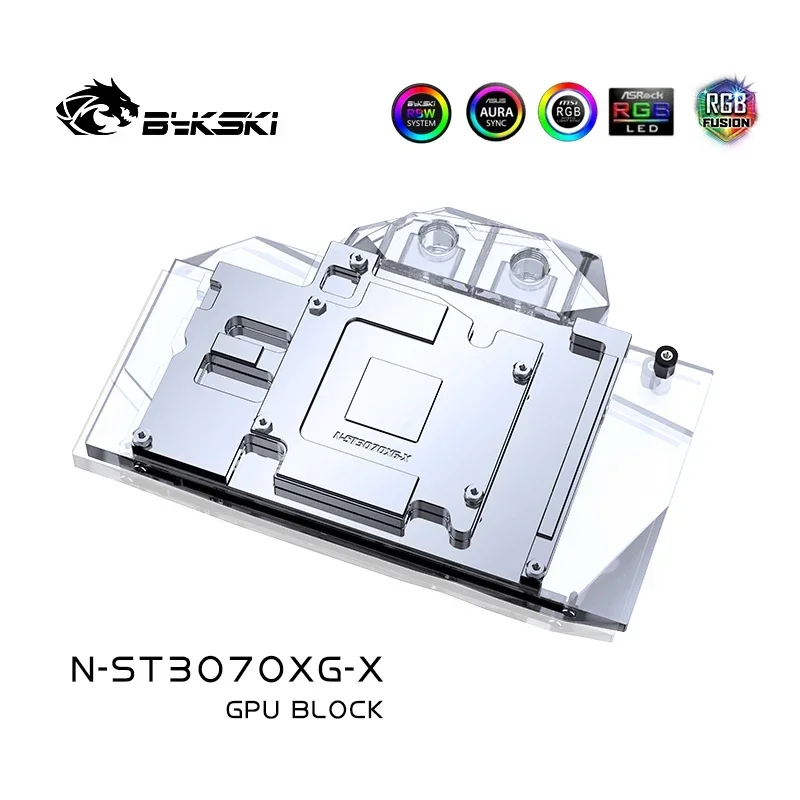 Bykski N-ST3070XG-X,RGB GPU Water Block For ZOTAC Geforce RTX 3070 X GAMING OC 8G/Twin Edge/ZOTAC 3060/3060ti Video Card