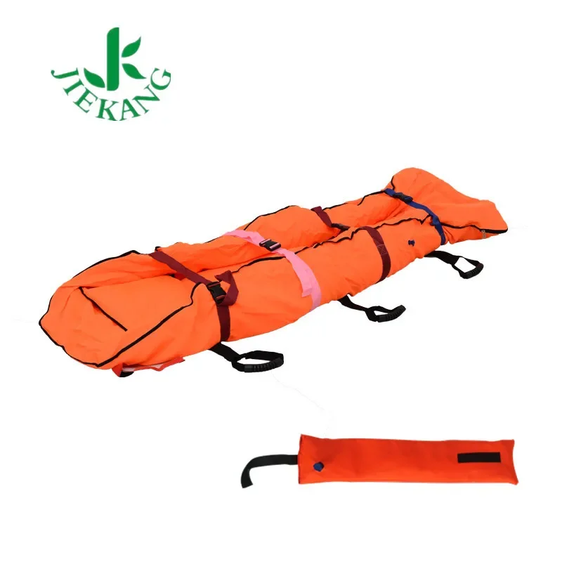 Supplier Price Portable Emergency Rescue Medical Inflatable Air Vacuum Mattress Stretcher PVC Medical Device CE Modern Orange