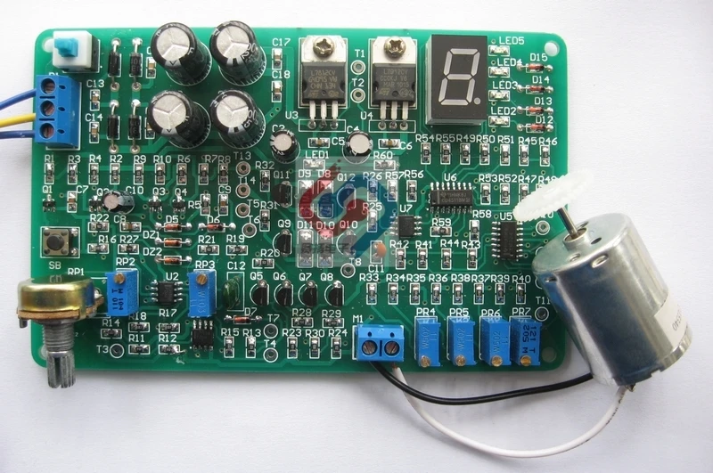 PWM DC Motor Drive Circuit Electronic Circuit Assembly and Application Skills Training Kit SYA33