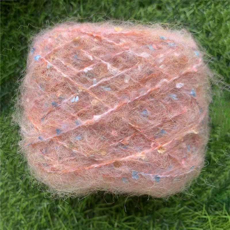 50 جم/لفة غزل الموهير جيبسوفيلا كروشيه خيط غزل الصوف لحياكة اليد وشاح ديي سترة قبعة لينة الحياكة حبل الغزل