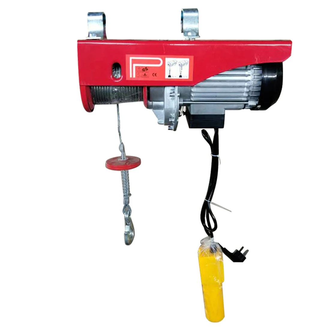 380V Small Electric Crane Small Mobile 12/20/30m Steel Wire Crane Small Household Renovation Crane