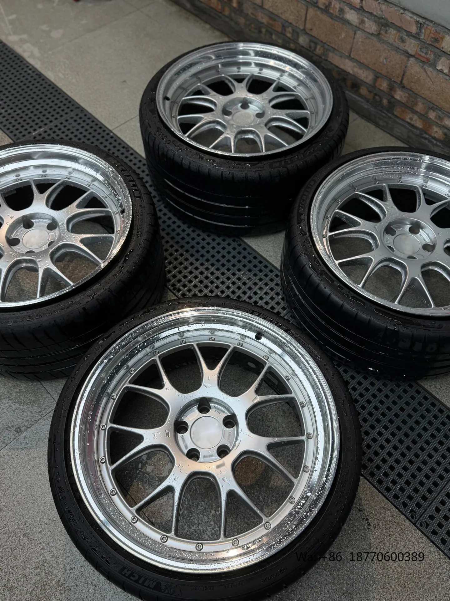Juego de 2 Ruedas LMR de Aleación Forjada para Autos de Pasajeros, 5x114.3 5x112 5x120, de 17, 18, 19 y 20 Pulgadas, Diseño Cóncavo, para BMW M3 M4 M5 Audi