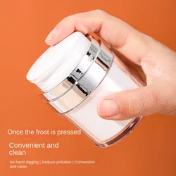 15/30/50/100ml Press-On Makeup Sub-Bottling Acrylic Vacuum Cream Bottle Lotion Face Creams Travel Refillable Empty Cosmetic Box