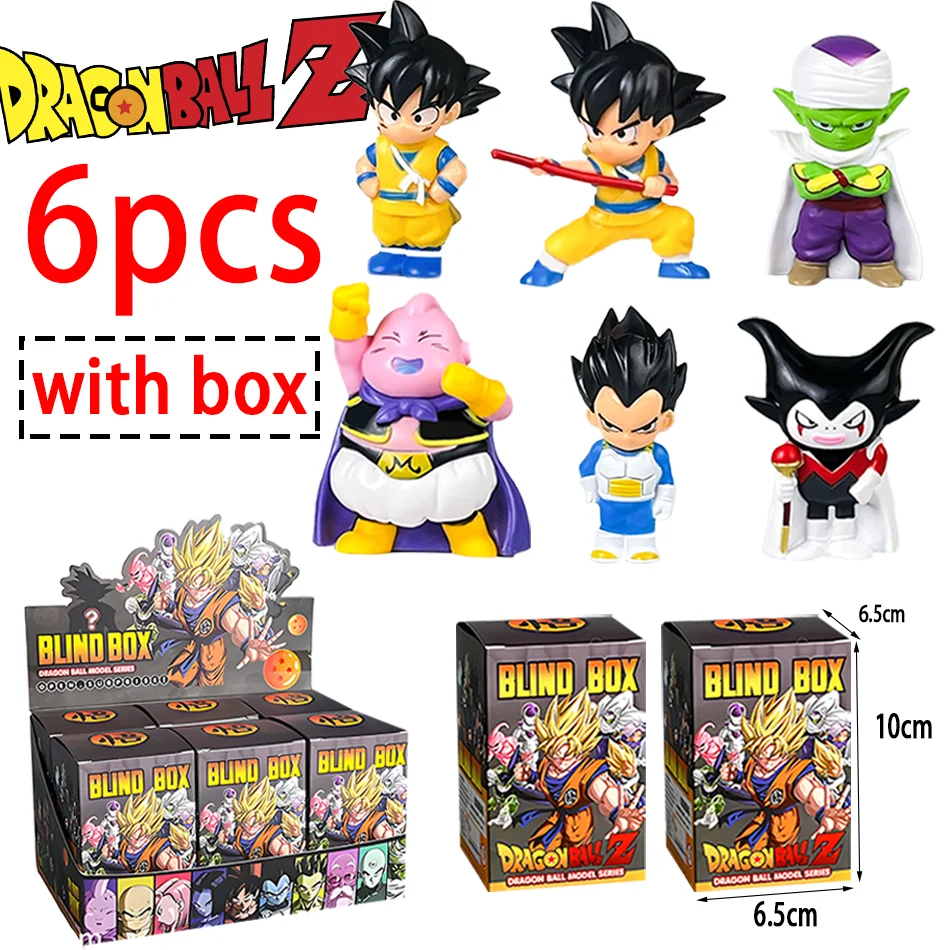 

Коллекционные мини-фигурки Dragon Ball: Гоку, Вегета, Сон Гоку, Гома — подарок на день рождения/Рождество