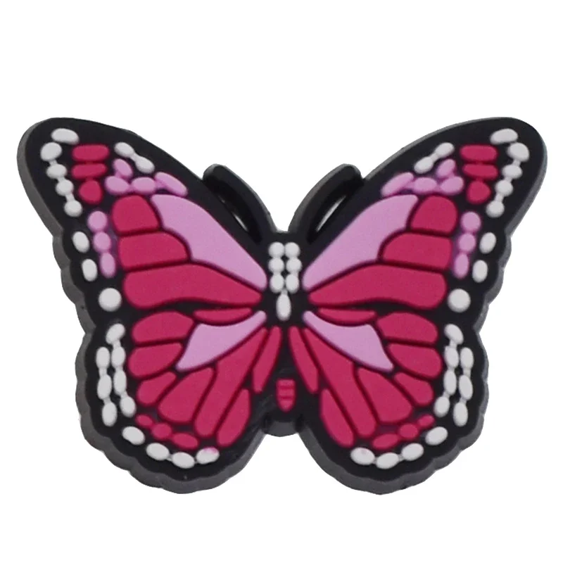 Colorful Butterfly Shoe Charms for Crocs Sandals Men Clogs Pins Women Badges Jeans Kids Decorations Buckle Shoes Accessories