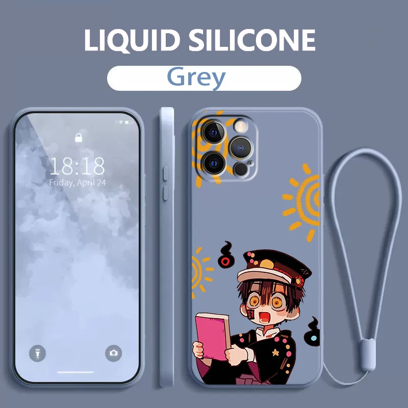 Toilet Bound Hanako Kun Cute Liquid Rope For Apple iPhone 15 14 13 12 11 XS XR X 8 7 SE Pro Max Plus Mini TPU Phone Case