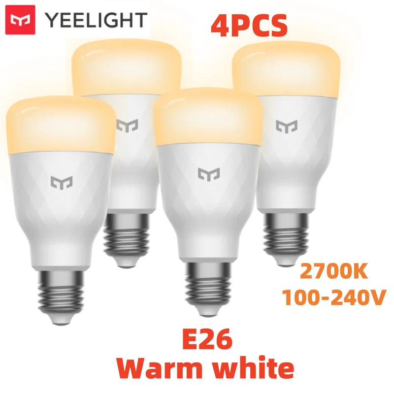 Yeelight Smart LED Lamp W3 E26 Kleur/Wit Omgevingslicht Wifi Spraakbesturing 1700 K ~ 6500 K Voor Mi Home Alexa Google SmartThings