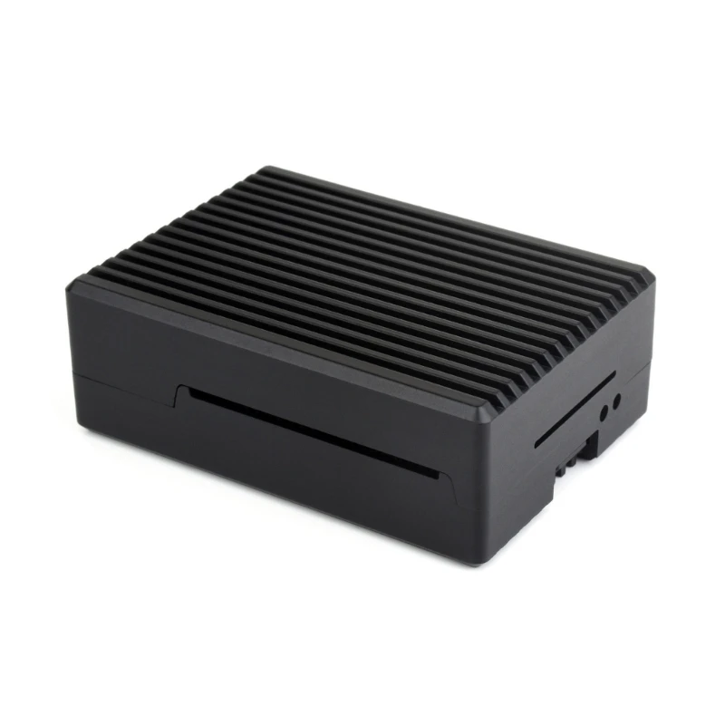 

Aluminum Case with Cooling Fan for RPI5 Board Heat Dissipation Enclosure Box Drop shipping