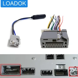 Car CD Changer Power Speaker FM Male Aerial Antenna Wire Harness Cable Adapter For Honda CRV Civic Accord Fit 2012-2016