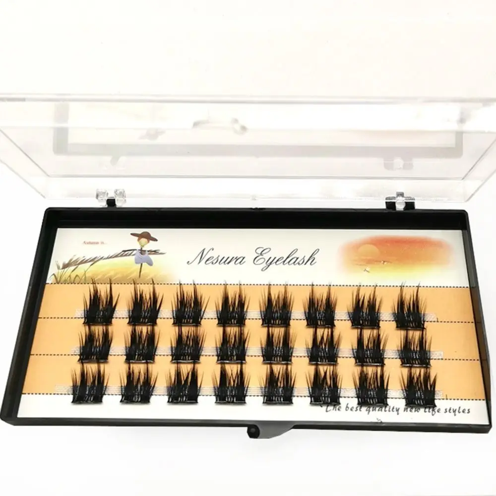 

Handmade Cluster Eye Lashes Natural Segment Lashes False Eyelash Individual Eyelashes Dramatic Thick