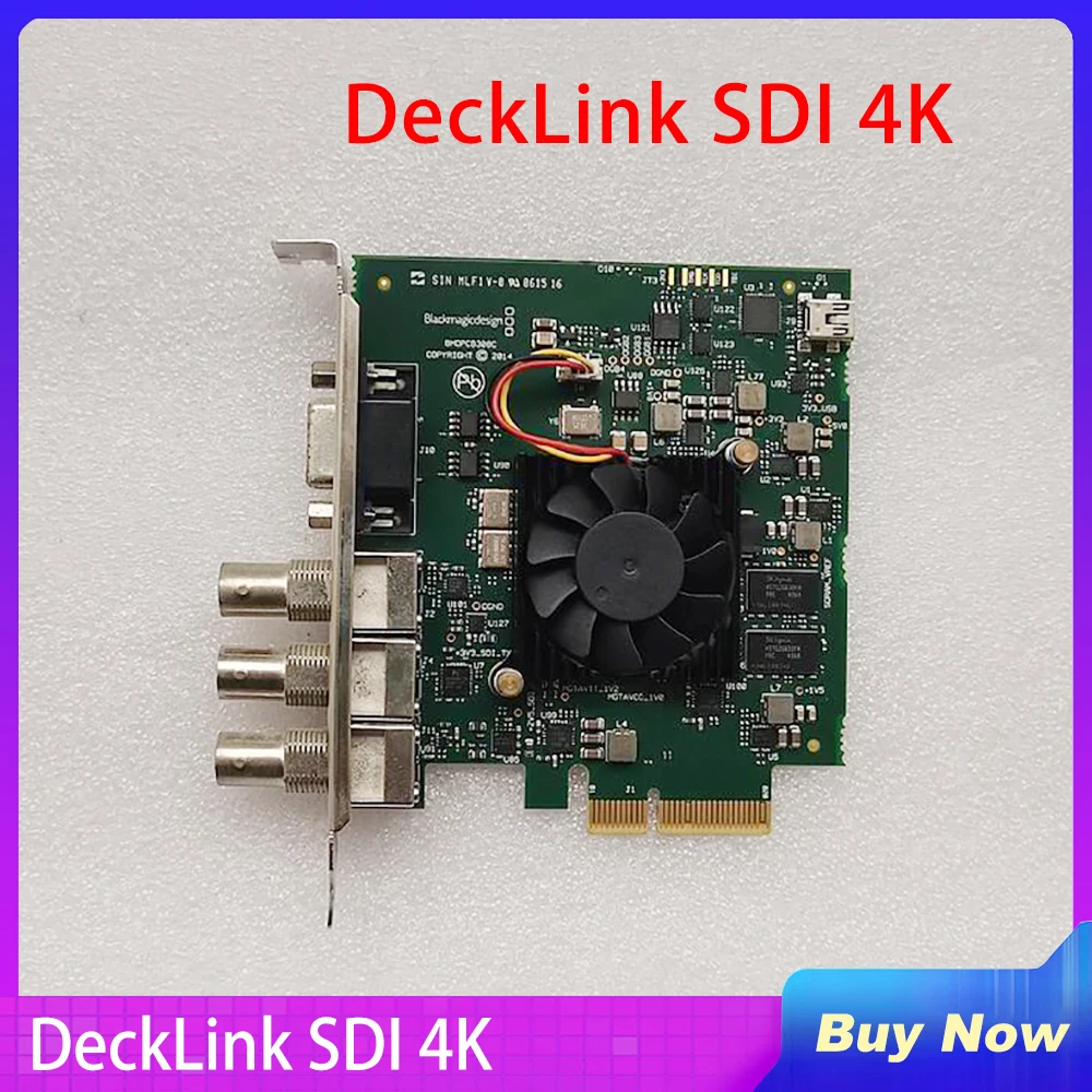 Blackmagic BMD DeckLink SDI 4K Professional Ultra HD Eduis Video Capture Screen Card