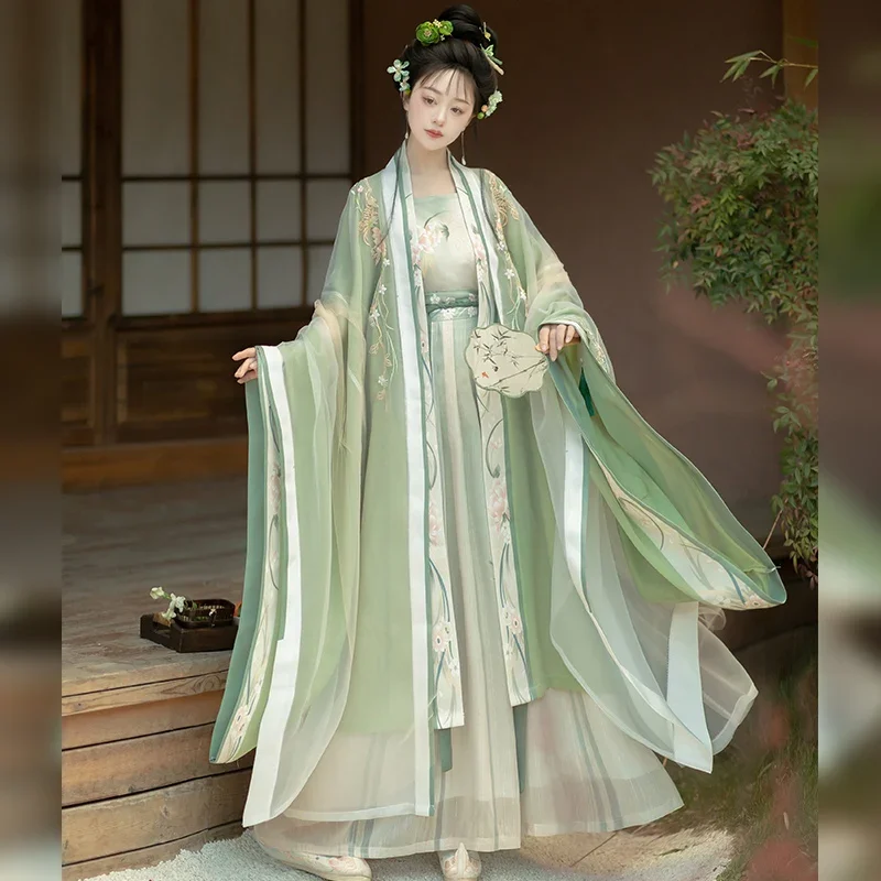 New Chinese Traditional Costume Hanfu Female Princess Cosplay Clothing Oriental Woman Fairy Folk Dance Dress Stage Outfits Trend