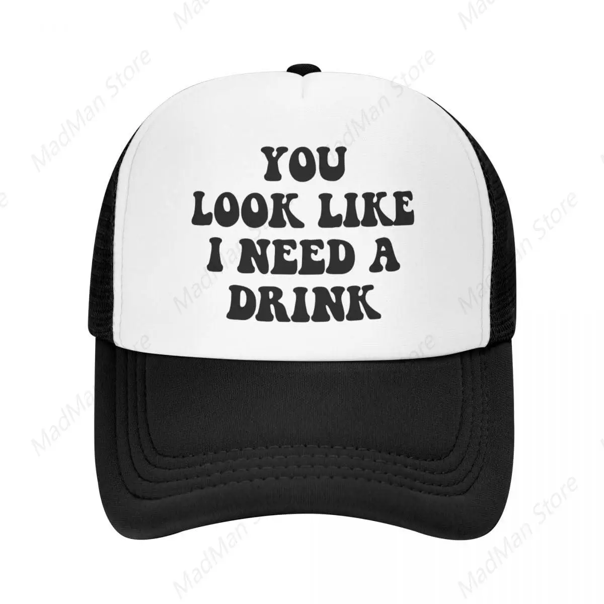 You Look Like I Need A Drink Trucker Hats for Women Black Men Funny Humor Trucker Hats for Women Gag Gift