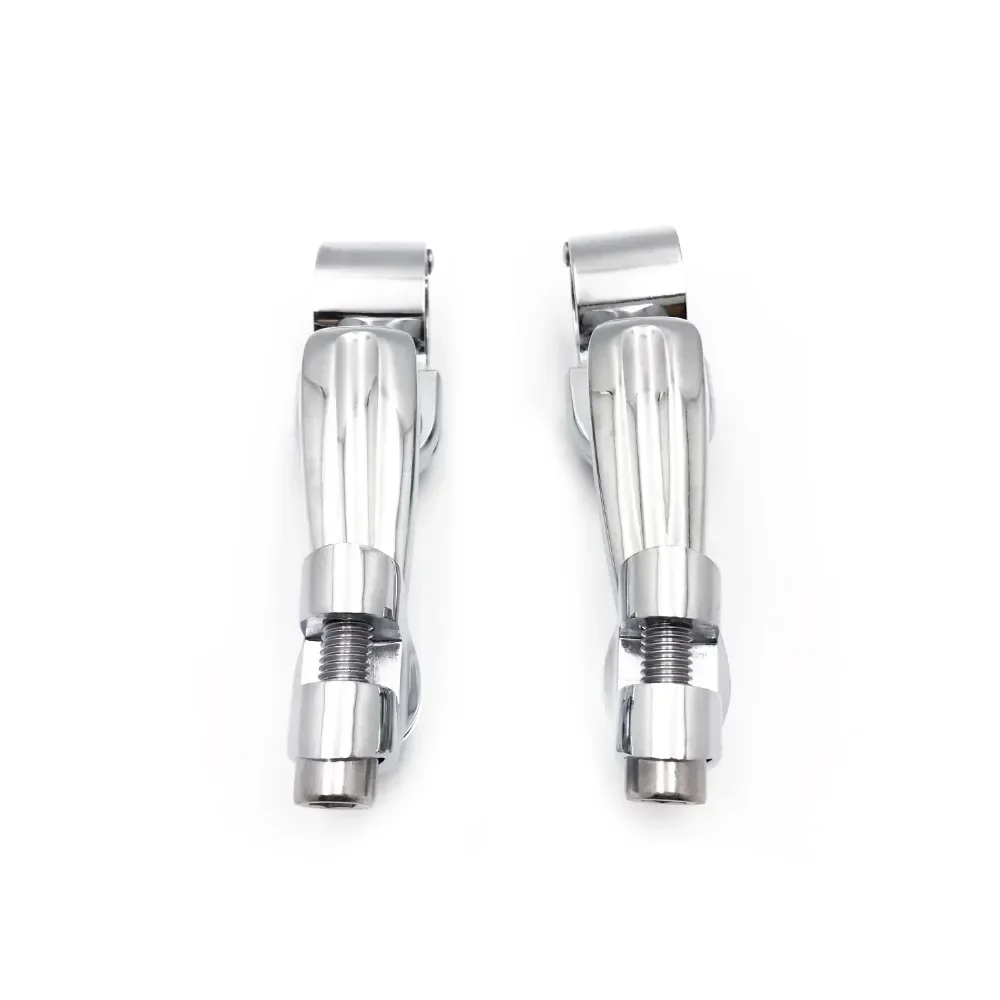 

Adjustable Highway Peg Mounting Kit for Motorcycle 25mm Front Engine Guard Frame Tube Compatible with Harley Yamaha