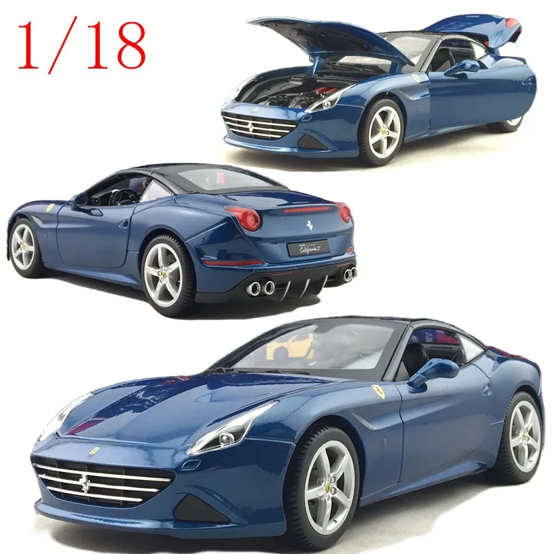 

Литой под давлением масштаб 1/18 ‌ Ferrari California T, имитация сплава, модель автомобиля, игрушки для мальчиков, подарок, литье под давлением и игрушечный транспорт