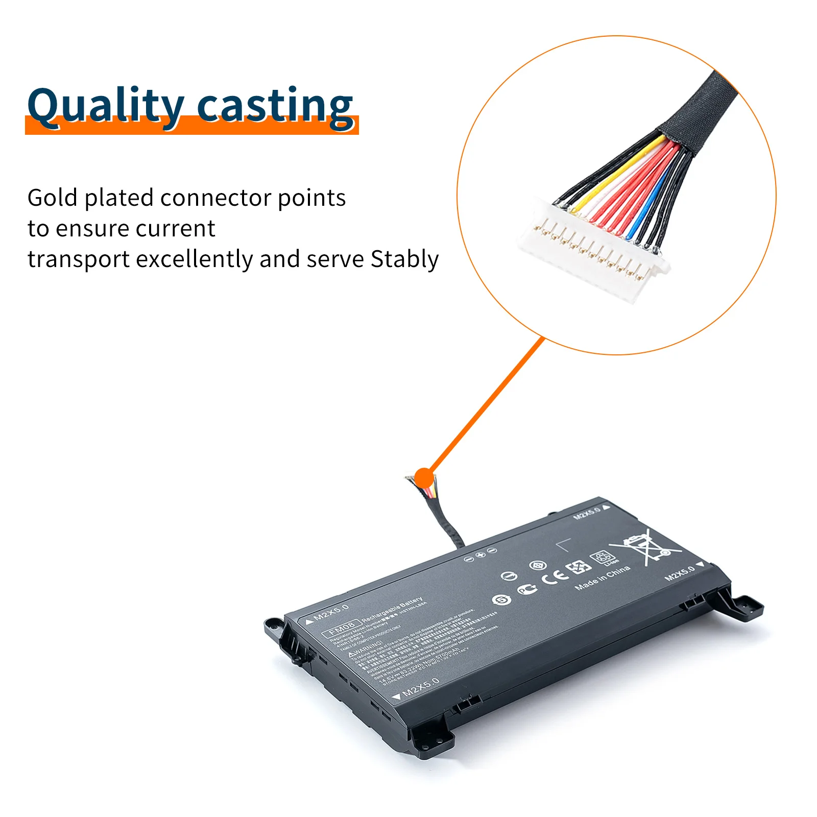 FM08 Laptop Battery For HP Omen 17-AN013TX 17-AN014TX 17-AN014NG Series HSTNN-LB8B HSTNN-LB8A 922752-421 8922753-421