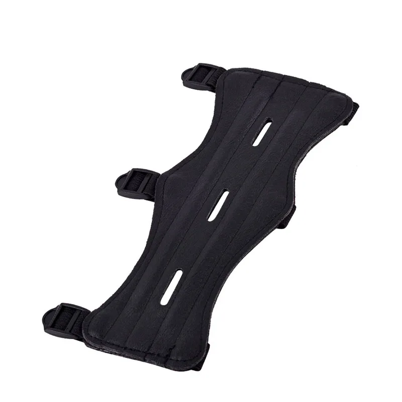 

Защита рук для стрельбы из лука, кожаная защита для предплечья с ремнями, охотничьи аксессуары для стрельбы из лука и стрел