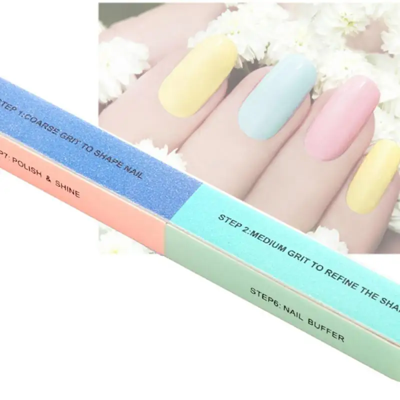 Nail File Thick Sandpaper Nail Manicure Sanding Nails Buffer Polishing Professionel Nail Polish Buffer Art Tools