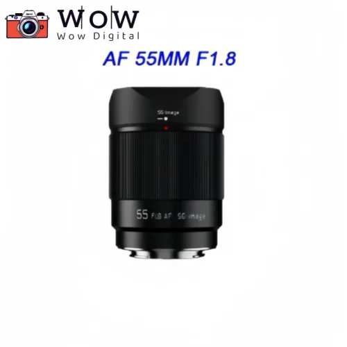 SGimage 55mm F1.8 Full Frame AF Lens Large Aperture Portrait Spittoon for Sony E-mount Camera