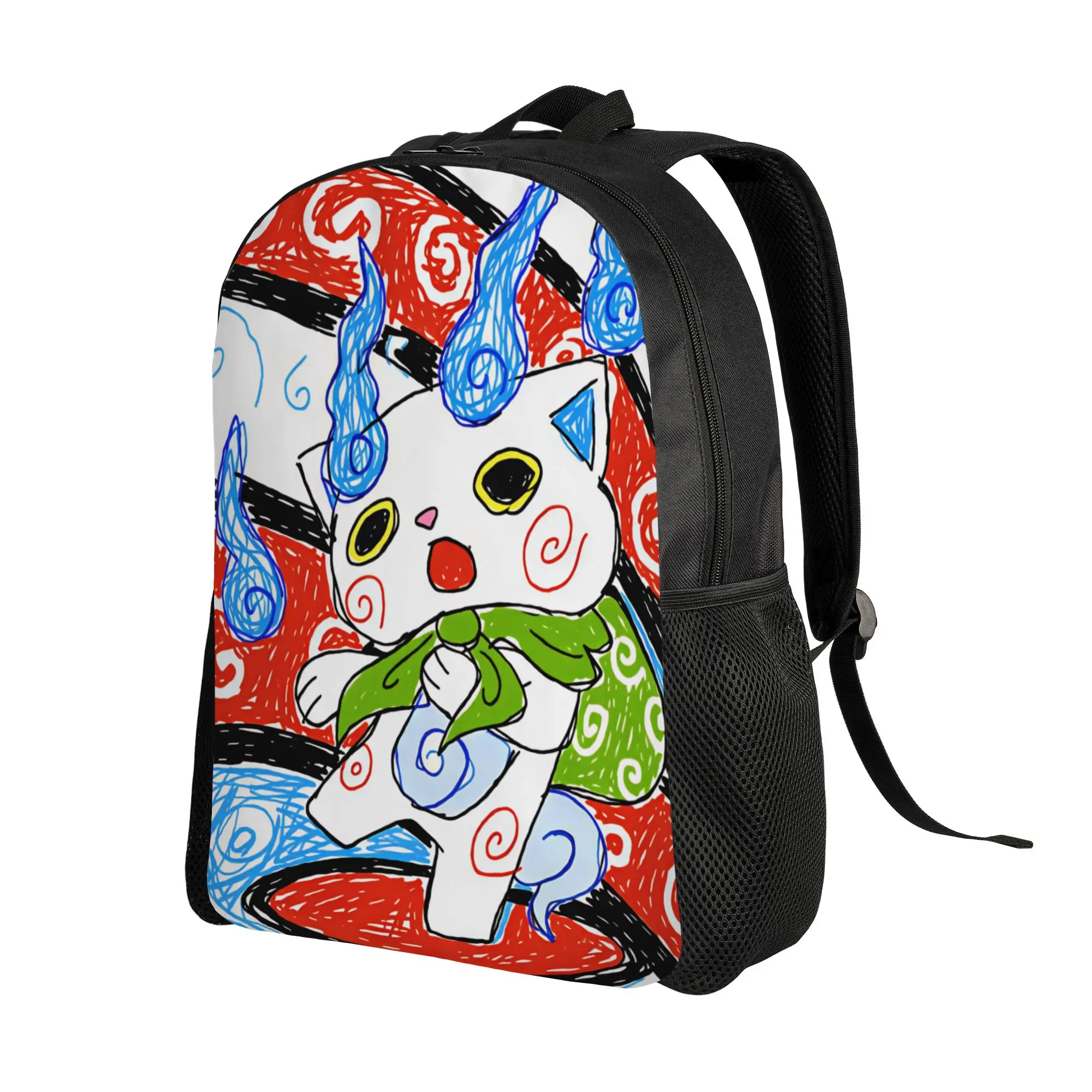 Yokai Watchs  Backpack Women  Big Backpacks Polyester Aesthetic High School Bags Travel Designer Rucksack