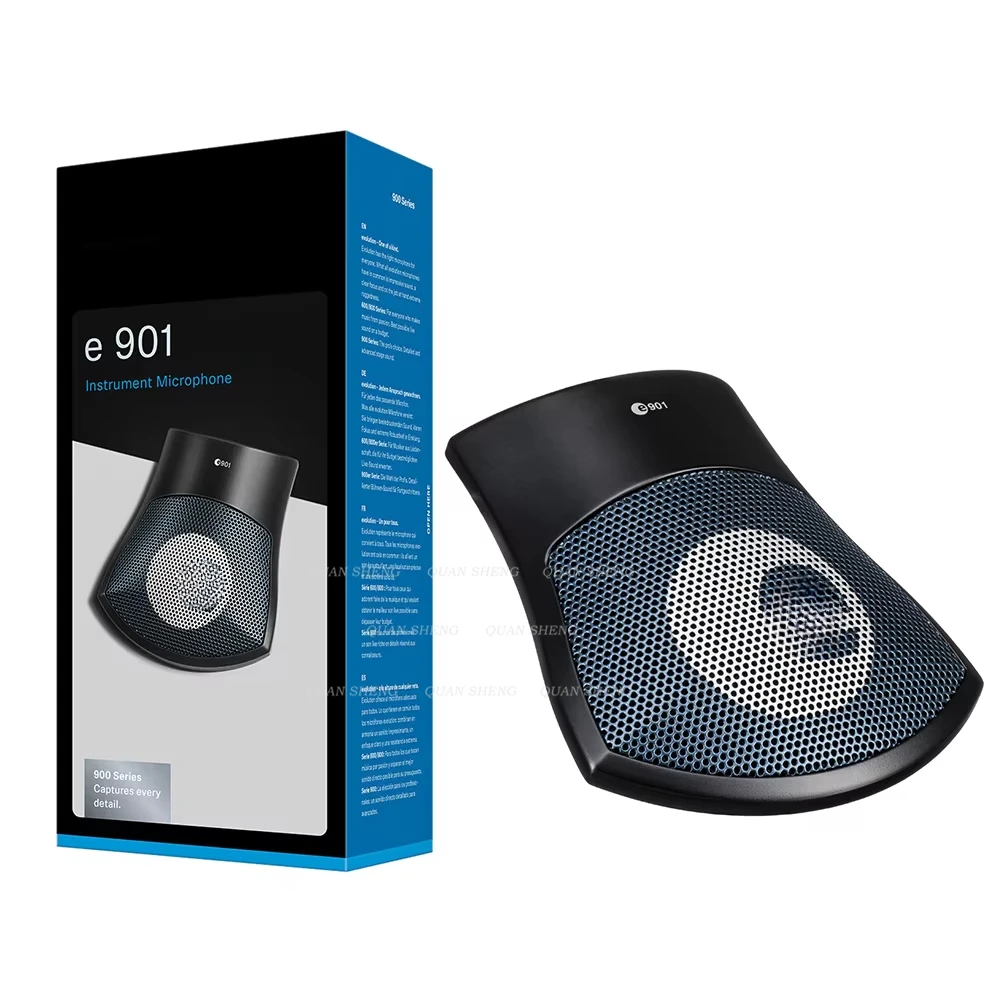 

E901 Конденсаторный микрофон с граничным слоем для ударных ударных ударных ударных выступлений в прямом эфире