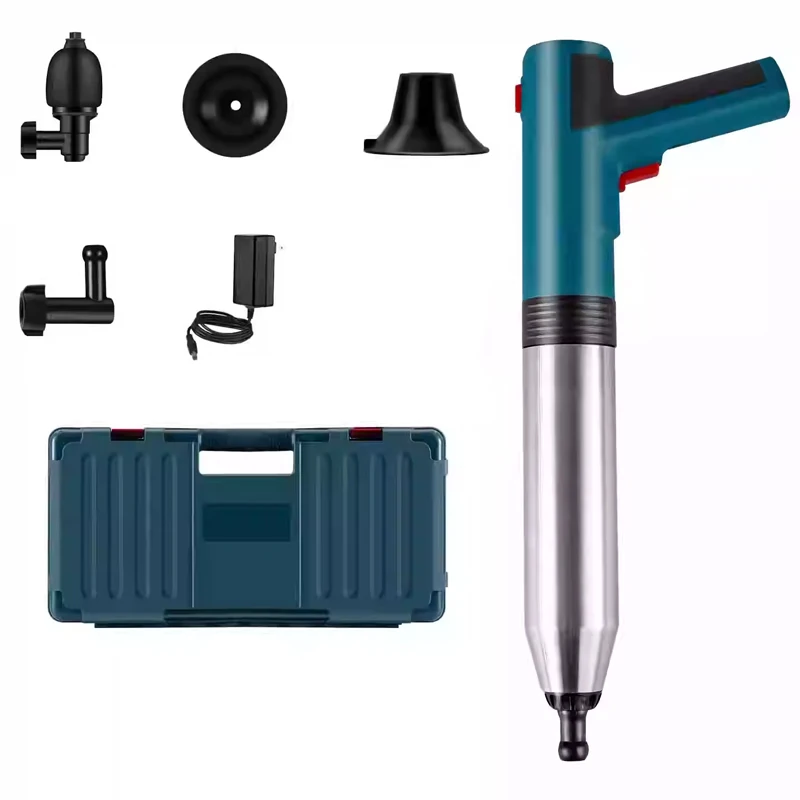 

Sewer Piping Unclogging Machine Toilet Plunger Pipe Electric Dredge Tools Sewer Blockage Drain Cleaner Household Lithium Battery