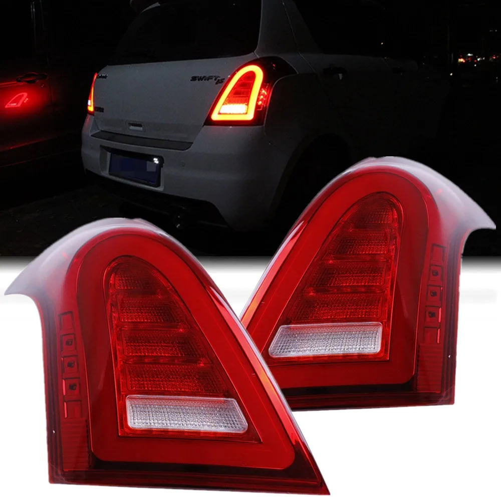 

2pc Car LED Tail Lights for Suzuki Swift 2005-2016 Accessories Modified Led Rear Brake Turn Signal Taillights Assembly