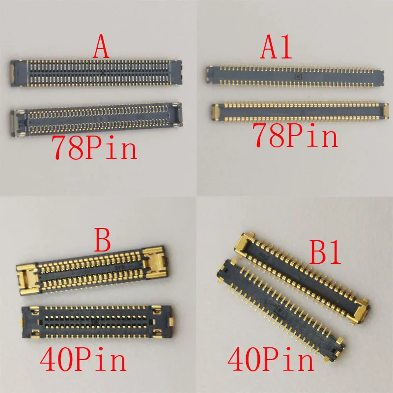 2-100Pcs Lcd Display Plug Usb Charging FPC Connector For Samsung Galaxy A71 A715 A51 A515 A31 A315 A41 A415 A51 A516 40 78 Pin
