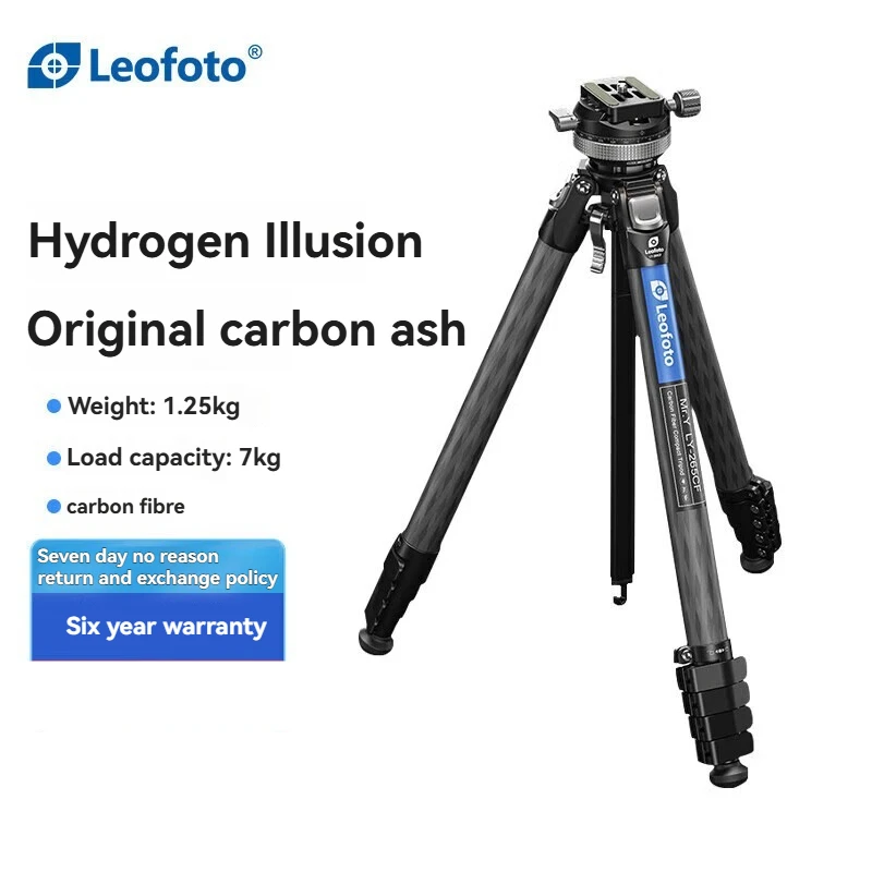 

Leofoto Portable Carbon Fiber Microslr Camera Camera Plate Buckle Locking Tripod for Sony Canon Nikon Fujifilm Bracket LY-265CF
