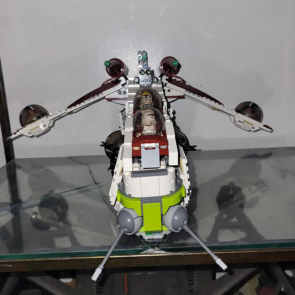 

MOC Republic Gunship Stand Model Building Blocks 75021 Display Stand Bricks Children Toy Christmas Gift Only Bracket Christmas g
