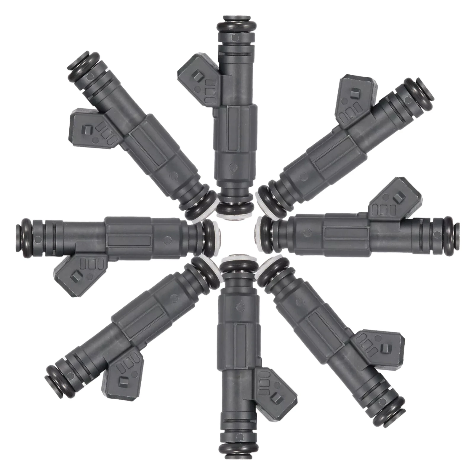 8PCS New Fuel Injector 0280155823 / FJ754 For BMW X5 740i 740iL For 2003-2005 Land Rover Range Rover 4.4L V8 Car Accessories