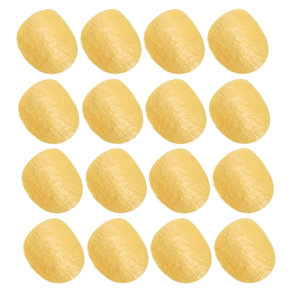 

30pcs Simulation Potato Chips Realistic Artificial French Fries Decor Vegetable Montessori Props Educational Toy Photo