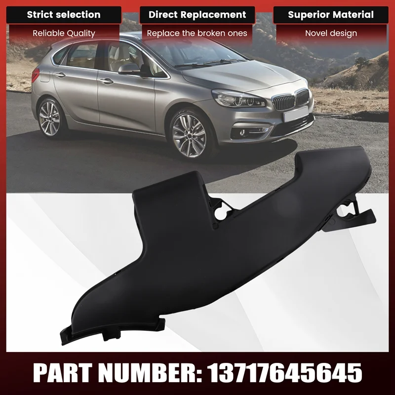 Tubo de admisión de aire para coche, accesorio negro para BMW- 2 'F45 F46 214D 216D X1 F48 F49 X2 F39 218I 216I, 13717645645