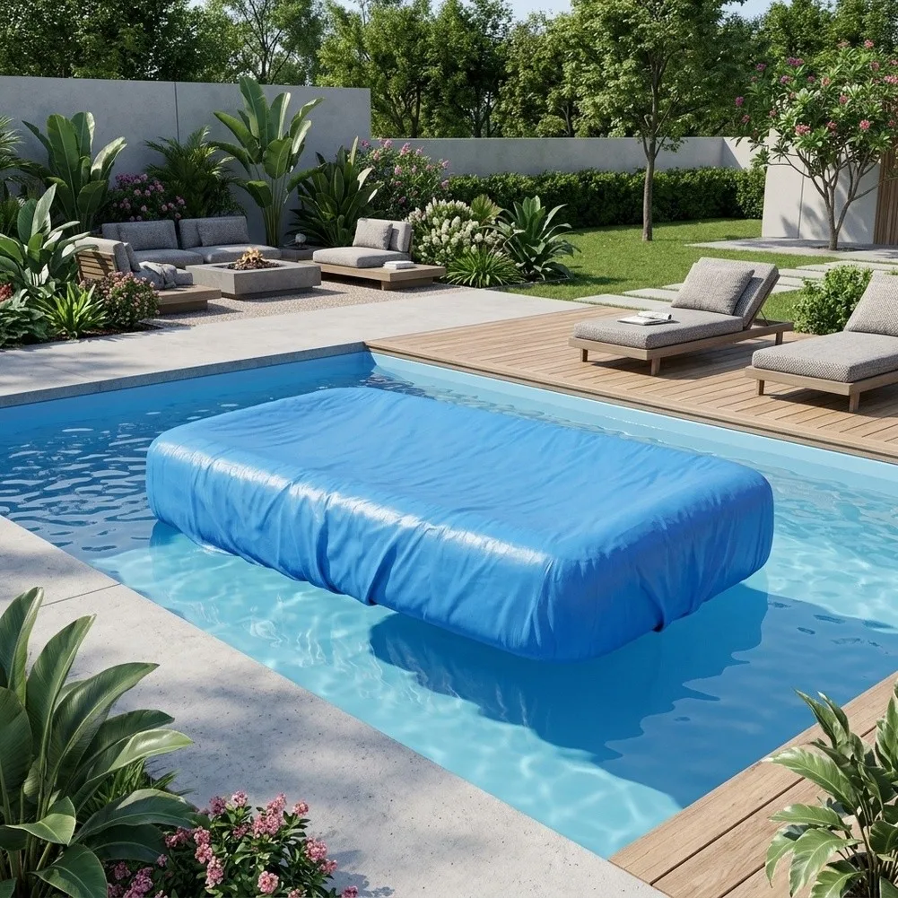 For Outdoor Water Activities Rectangular Pool Tarp Inflatable Pool Cover For Outdoor Inflatable Cover Quick Installation