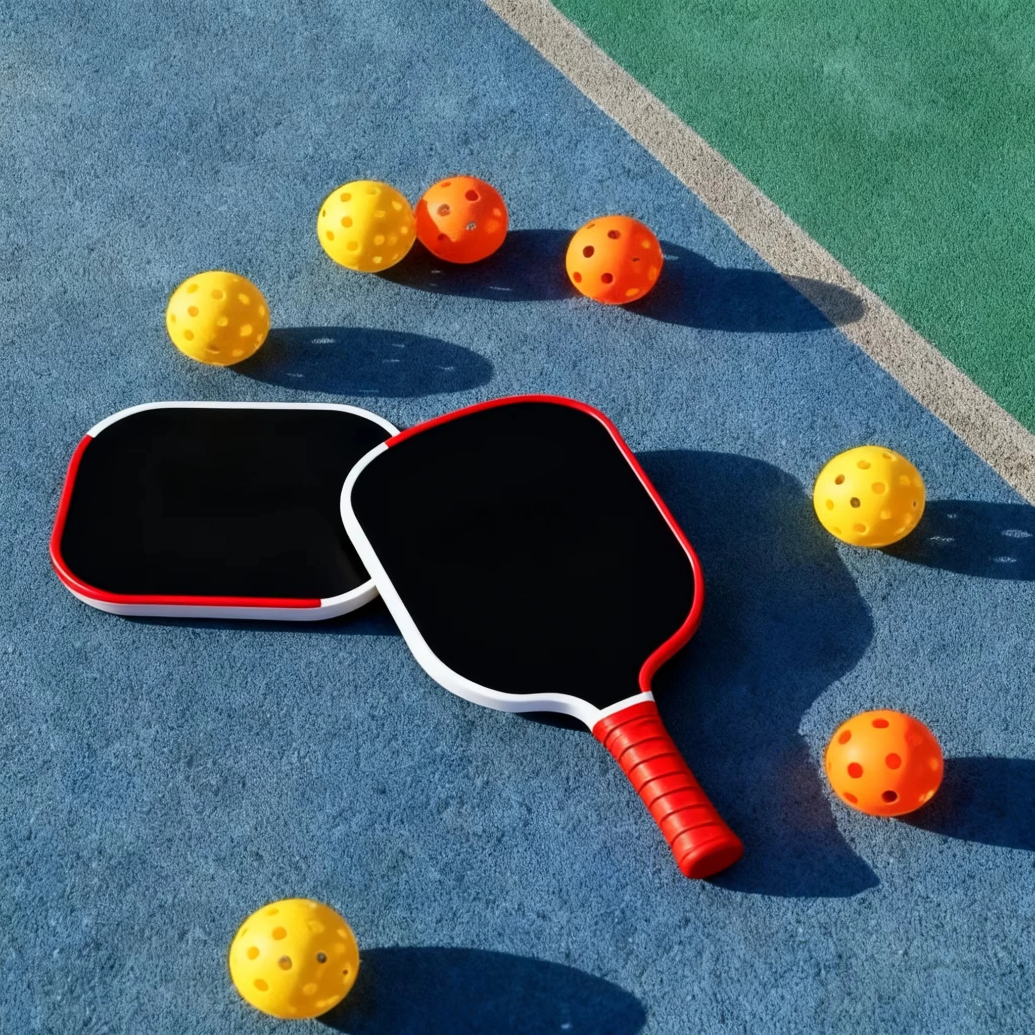 

Pro-Grade Carbon Fiber - Large Sweet Spot Lightweight Shock-Resistant Handle Competitive Pickleball Paddle