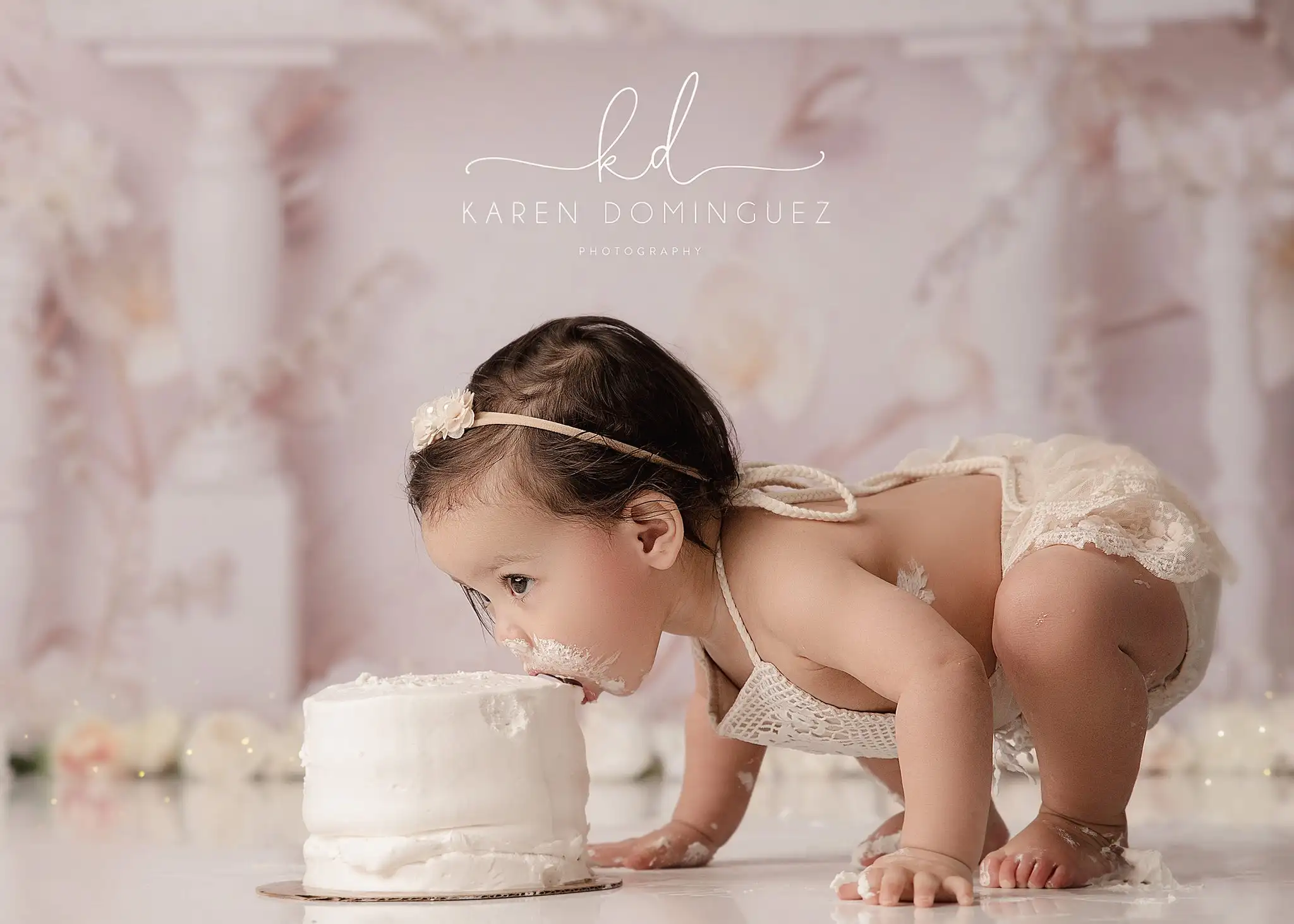 Spring Elegant Flowers Backgrounds Cake Smash Kids Adult Photography Props Child Baby Photocall Athenian Style Photo Backdrops