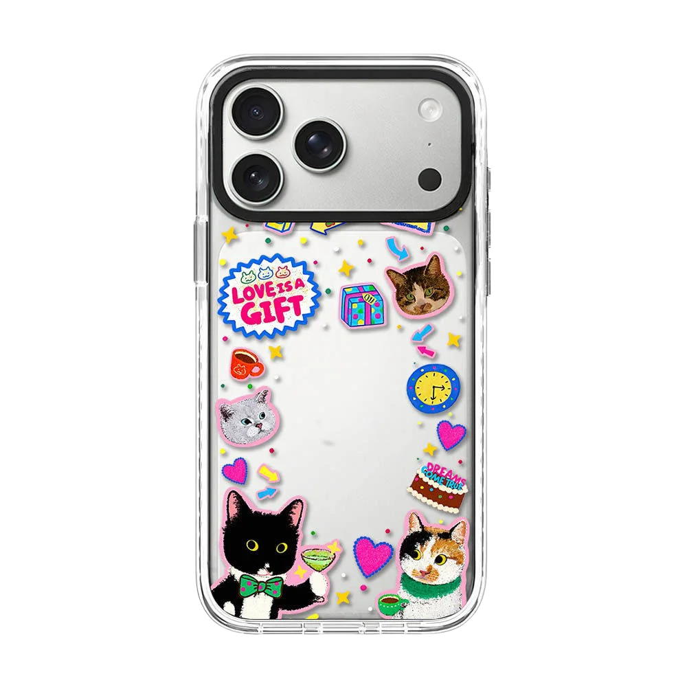 

6030773 Acrylic / Mirror Magnetic Case: Compatible with IPhone 17 16 15 14 13 12 Pro Max 17 Air