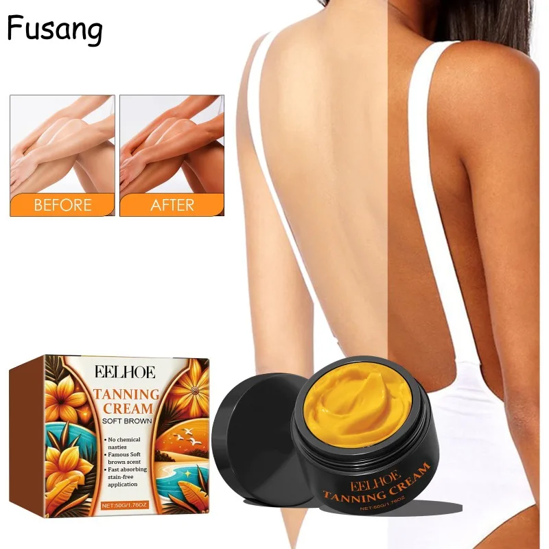 

Quick Tanning Accelerator Bronzing Radiance Self Tanning Cream Bronzed Skin Tanners Cream Men Women Body Self Tanners Emulsion